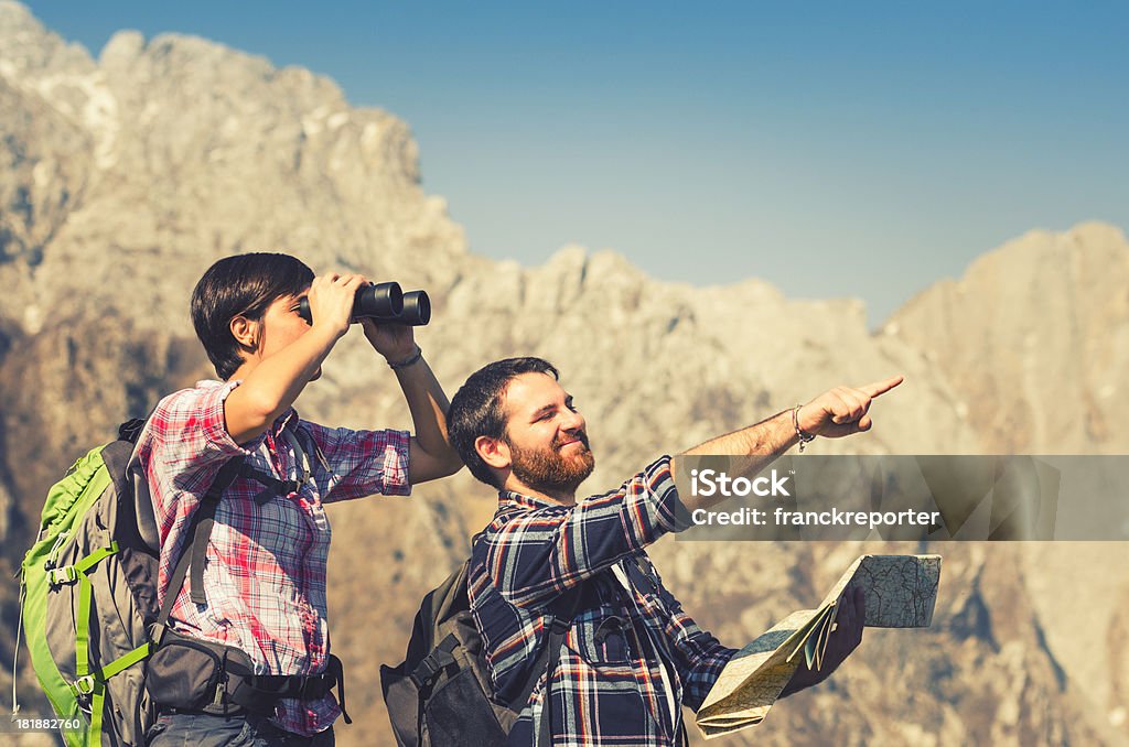 observing on the mountain  20-29 Years Stock Photo