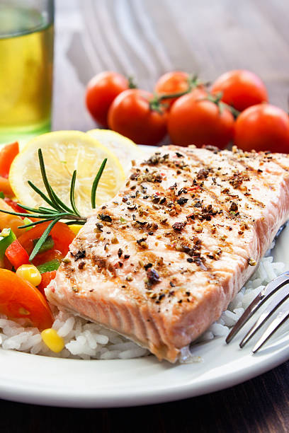 istock Grilled Salmon Fillet 181882794