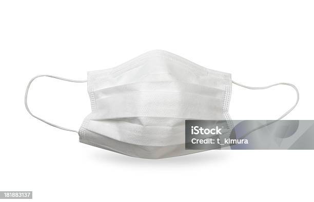 Protective Face Mask Stock Photo - Download Image Now - Protective Face Mask, White Background, Surgical Mask