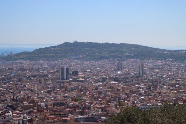 istock Barcelona city view from top 1818840461