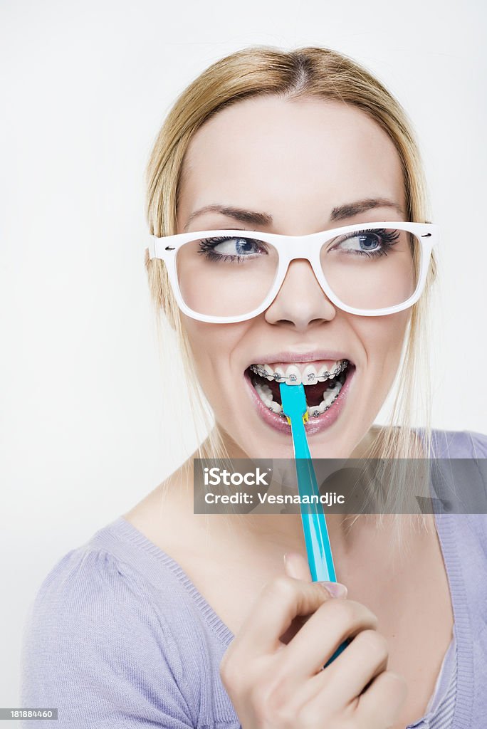 Higiene Dental - Royalty-free Aparelho Dentário Foto de stock