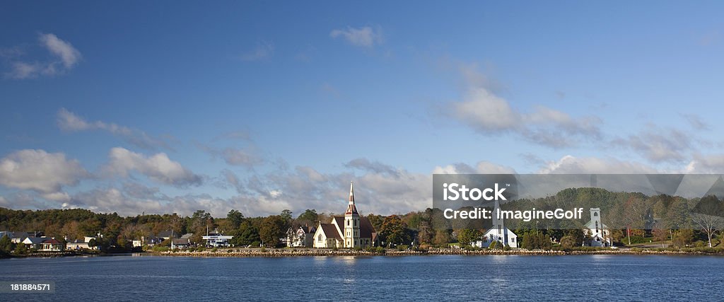 Tre chiese Panorama - Foto stock royalty-free di Acqua