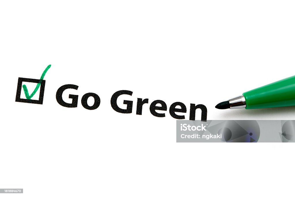 Go green - Lizenzfrei Aussuchen Stock-Foto