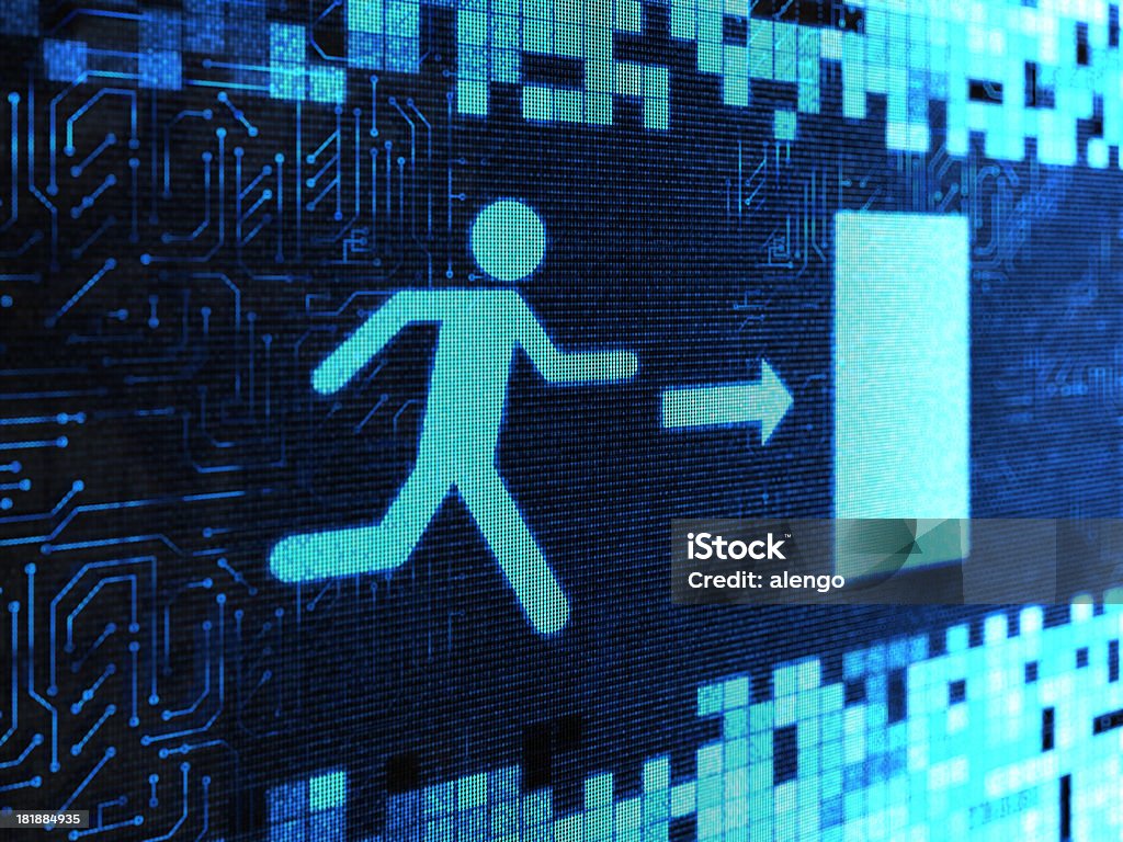 Exit Abstract Stock Photo