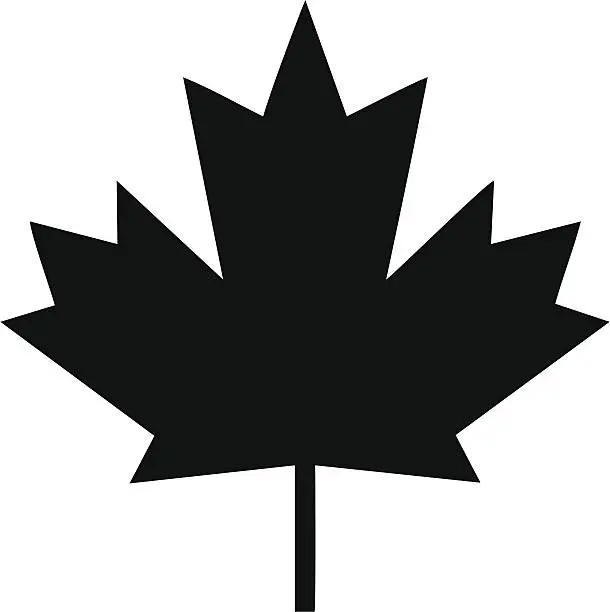 Vector illustration of Maple Leaf Icon