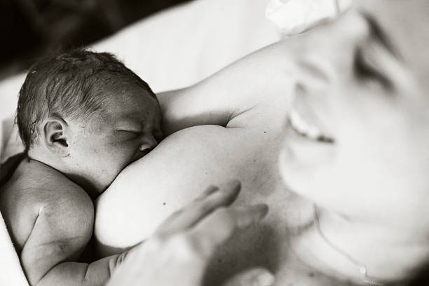 istock Happy Mother with her newborn 181886001