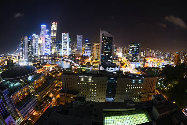 istock night scene of singapore 181886354