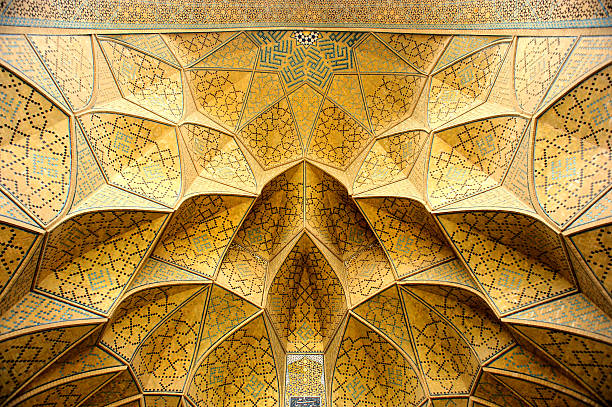 istock Masjed-e-Jame Mosque ceiling, Isfahan 181886598