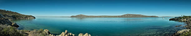istock Panoramic of Langebaan Lagoon low angle 181886898