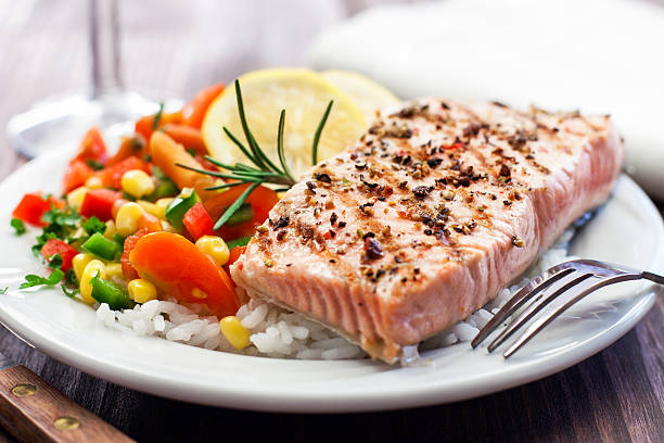 istock Grilled Salmon Fillet 181887479