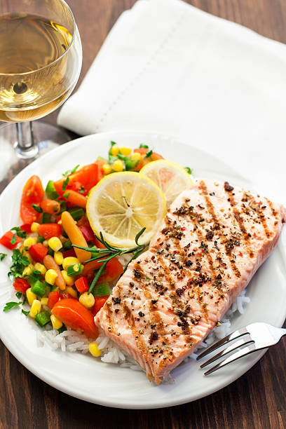 istock Grilled Salmon Fillet 181887541