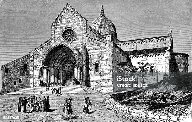 Ancona 大聖堂セイント Cyriacus - 19世紀風のベクターアート素材や画像を多数ご用意 - 19世紀風, イタリア, イタリア文化