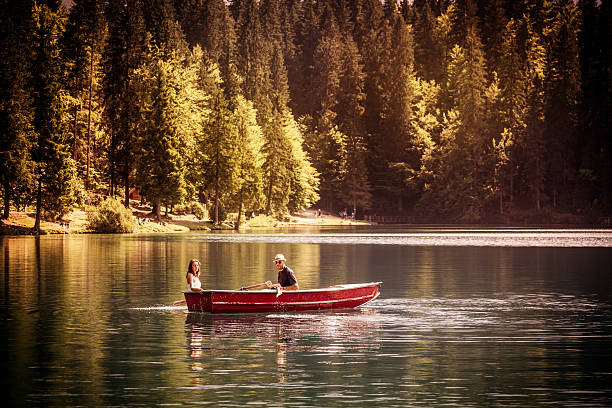 istock Couple on the boat enjoying holidays 181887983