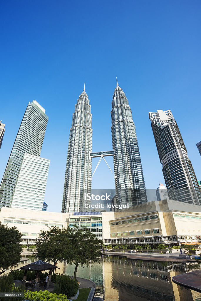 Stadt und die petronas Twin tower in malaysia - Lizenzfrei Architektur Stock-Foto