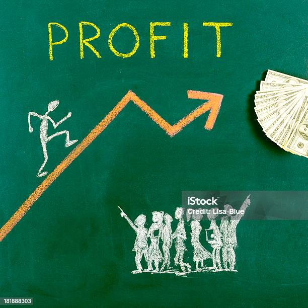 Profit Concept Stock Photo - Download Image Now - Achievement, Adult, Arrow - Bow and Arrow