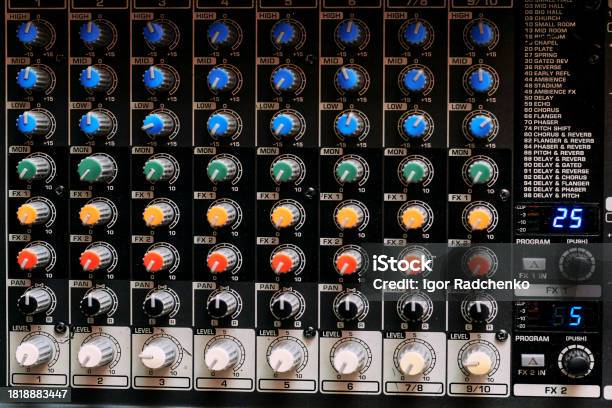 Musical Instruments With Volume Mixing Console For Controlling The Volume Frequencies Of Musical ...