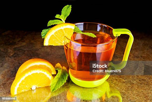 Orange Tee Stockfoto und mehr Bilder von Einzelner Gegenstand - Einzelner Gegenstand, Farbbild, Fotografie