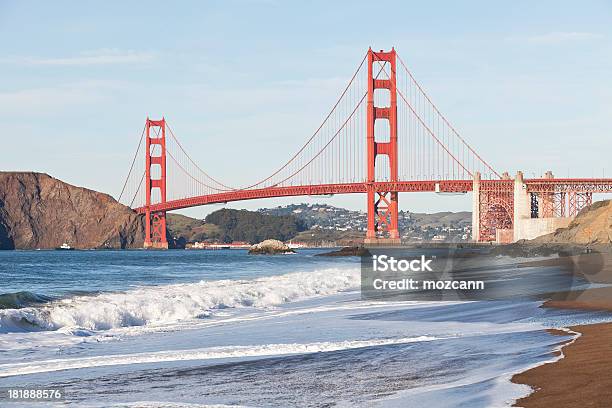 Most Golden Gate - zdjęcia stockowe i więcej obrazów Most Golden Gate - Most Golden Gate, Bez ludzi, Fala - Woda