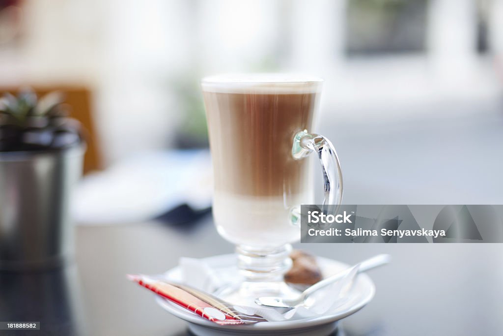 Milchkaffee - Lizenzfrei Bildschärfe Stock-Foto