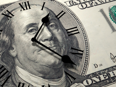 El tiempo es dinero concepto photo