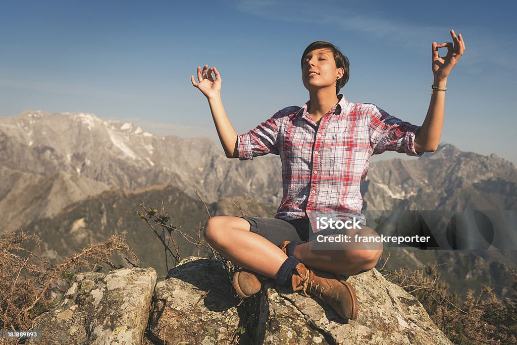 Entspannen auf die Berge - Lizenzfrei Abgeschiedenheit Stock-Foto