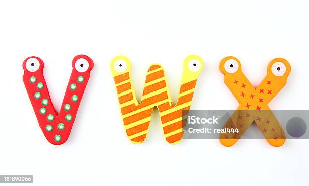 Vwx Stockfoto und mehr Bilder von Alphabet - Alphabet, Alphabetische Reihenfolge, Bauklotz