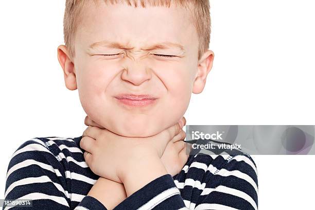 Sore Throat Stock Photo - Download Image Now - Child, Sore Throat, Boys