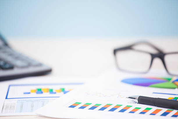 istock Financial report on the desk 181890360