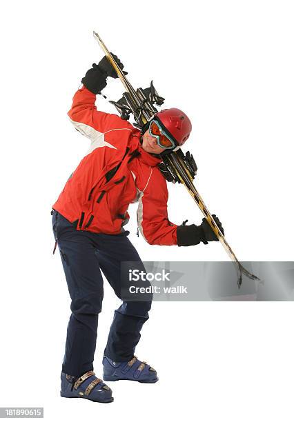 Worming Vor Skifahren Stockfoto und mehr Bilder von Männer - Männer, Rot, Ski