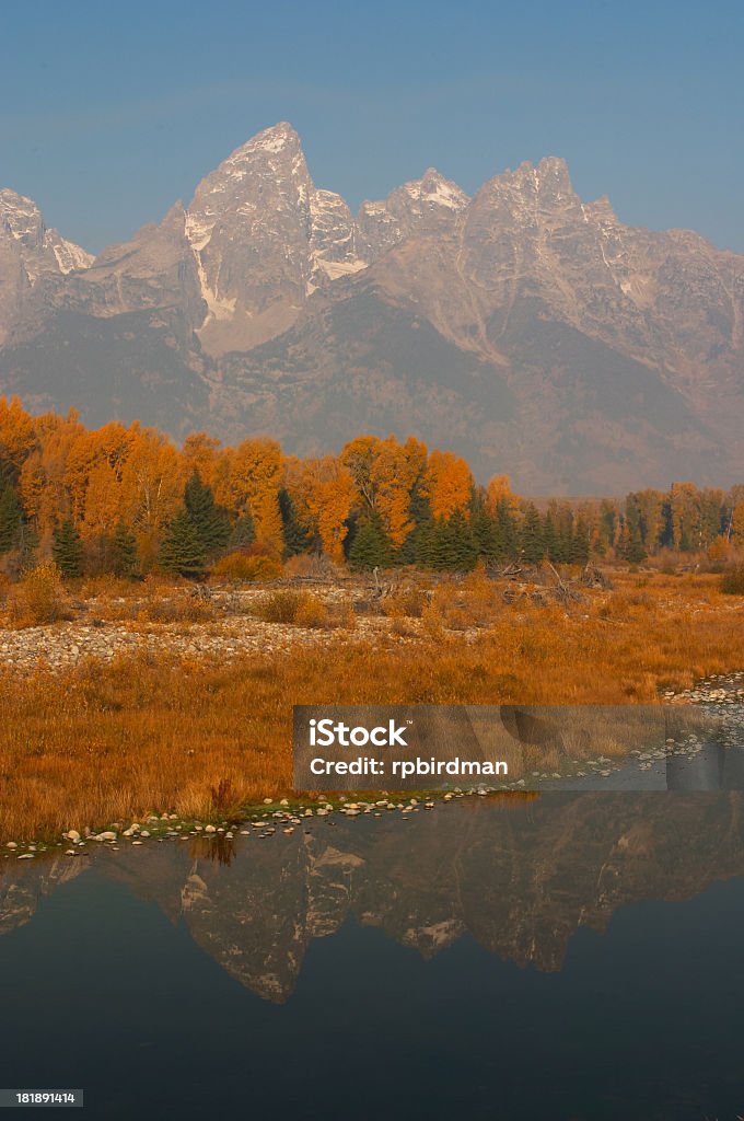Herbst im tetons - Lizenzfrei Berg Stock-Foto