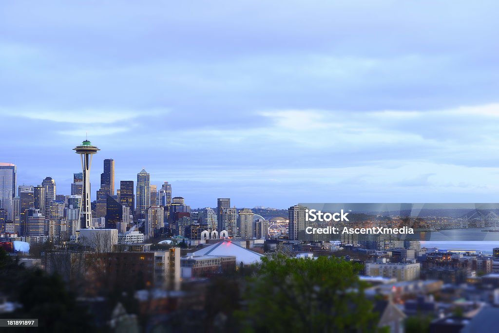 Seattle con spazio copia - Foto stock royalty-free di Ambientazione esterna