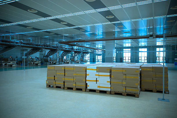 istock Modern new warehouse/factory 181891916