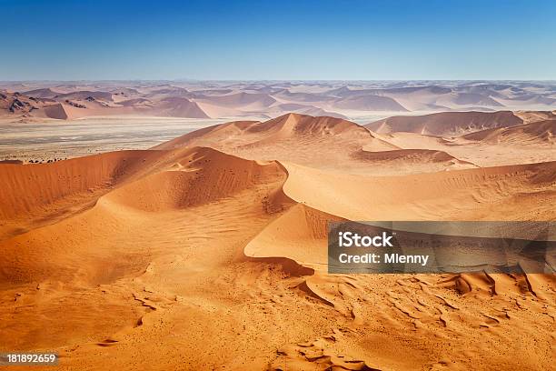 Photo libre de droit de Vue Aérienne Afrique Désert Du Namib banque d'images et plus d'images libres de droit de Vue aérienne - Vue aérienne, Désert, Dune de sable