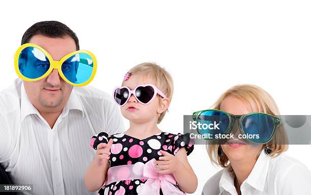 Engraçado Família Com Óculos - Fotografias de stock e mais imagens de Cool - Cool, Humor, Mãe