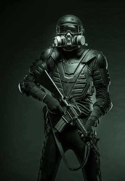 istock Soldier Ready for Action Against Terrorists 181892971