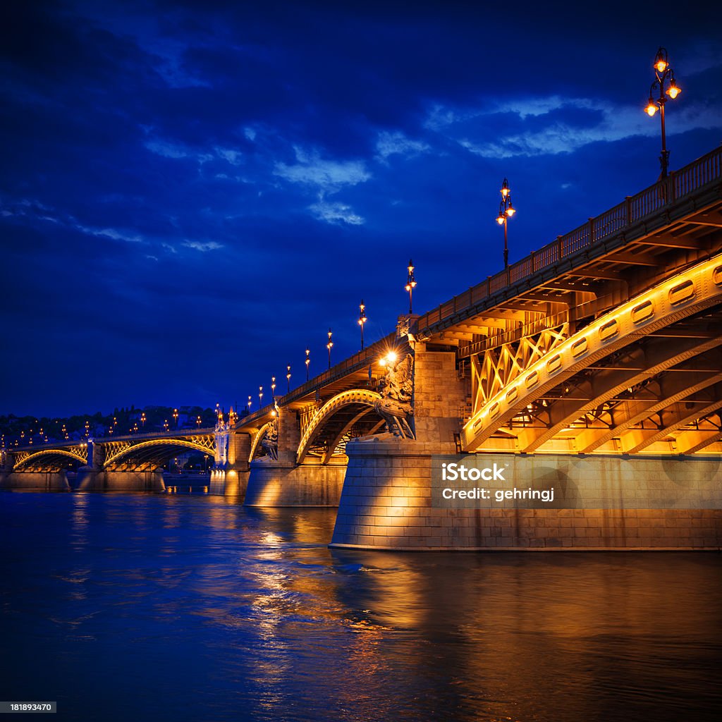 Margaret bridge, Budapeszt - Zbiór zdjęć royalty-free (Architektura)