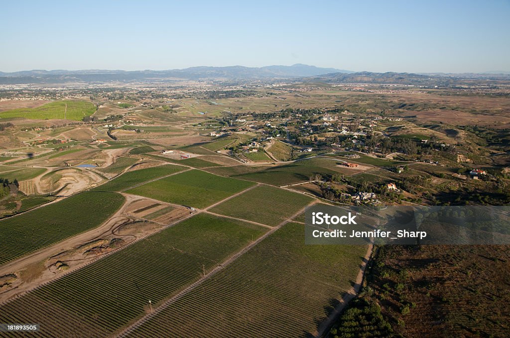 Vista aérea de uma zona rural - Royalty-free Ariel - Personagem fictícia Foto de stock