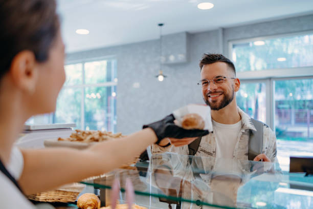istock Customer service with a sweet touch 1818938627