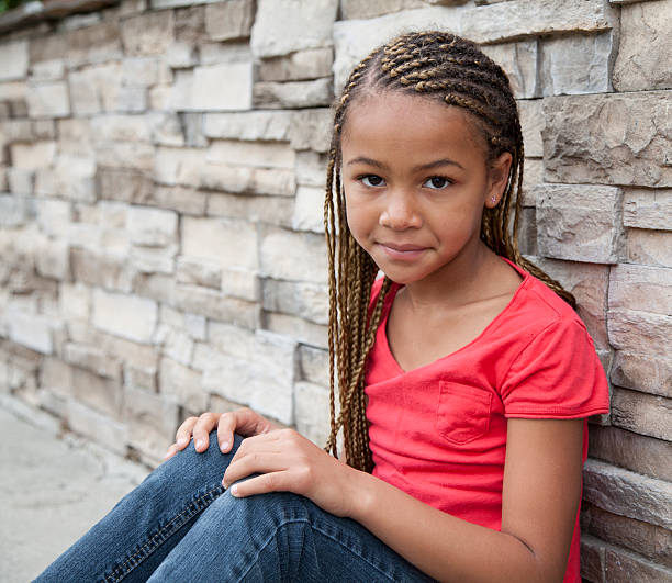 istock Beautiful African American 6 year old 181893865