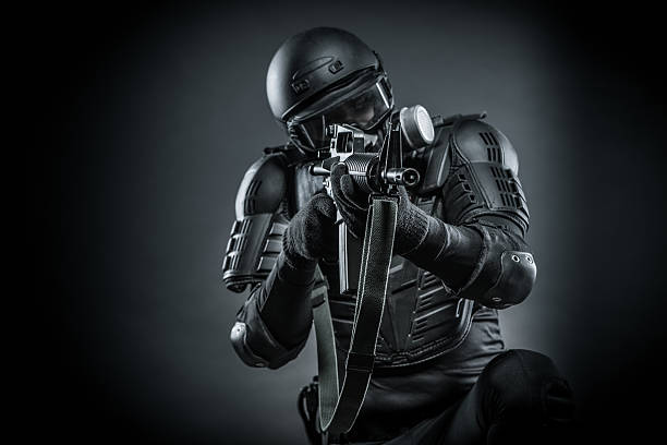 istock War Against Terrorist Soldier in Action 181893872