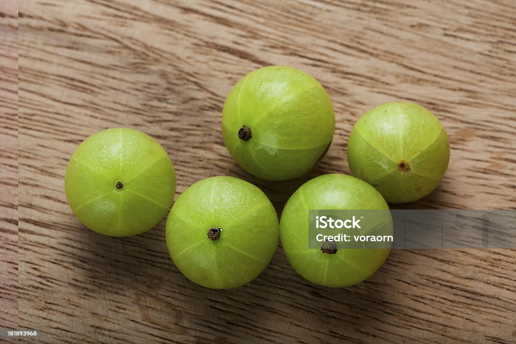 Indian Gooseberry Fresh Indian gooseberry. Ayurveda Stock Photo