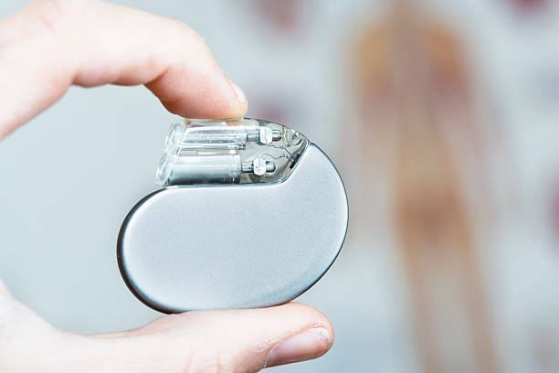 Cardiac pacemaker stock photo