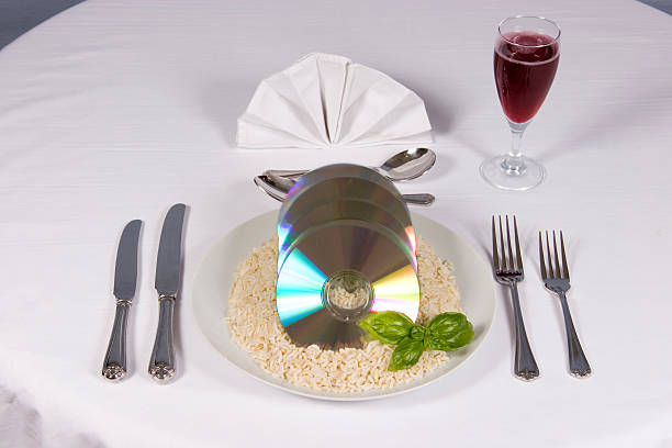 CD Rice stock photo