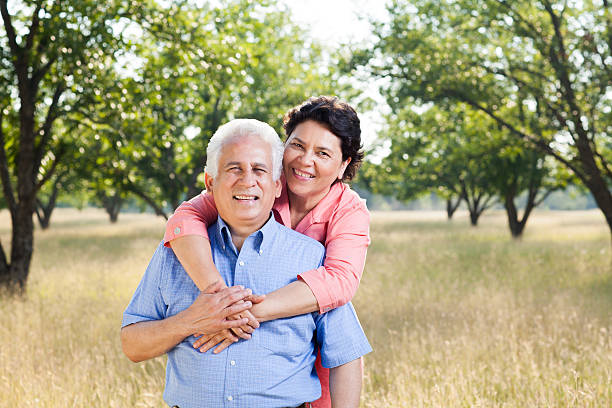 istock Happy senior couple 181894326