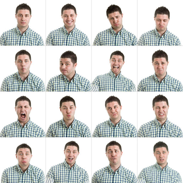istock Young man making facial expressions 181894365