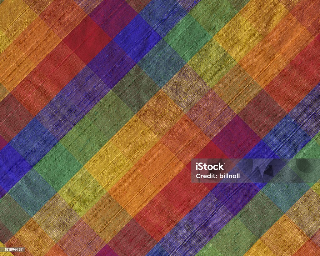 brightly colored plaid silk fabric Please view more plaid fabrics and papers here: Plaid Stock Photo
