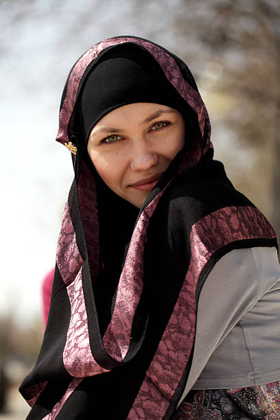 istock young woman in Muslim clothes 181894757