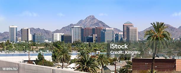 Downtown Scottsdale And Suburbs Of Phoenix Stock Photo - Download Image Now - Scottsdale - Arizona, Arizona, Phoenix - Arizona