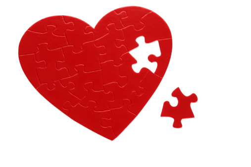Heart jigsaw puzzle