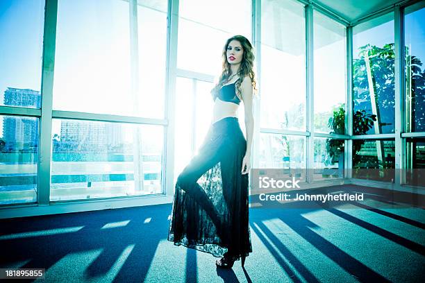 Beautiful Young Woman Backlit By The Sun Stock Photo - Download Image Now - 20-29 Years, 30-39 Years, Adult